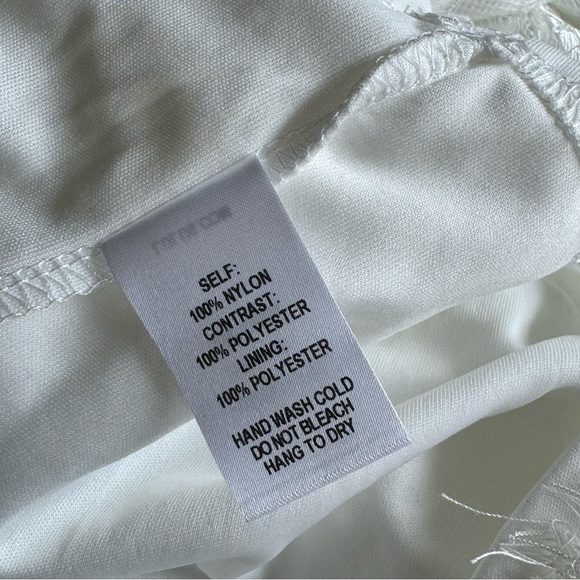 NWT! Lulu’s Ready Or Hot White Lace Long Sleeve Bodycon Mini Dress Bachelorette - Picture 9 of 11